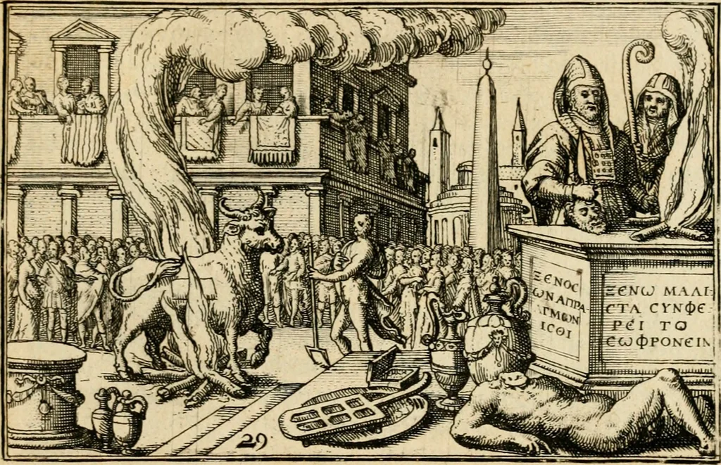An illustration from Iani Iacobi Boissardi vesvntini Emblematum liber, 1593, leaf 78