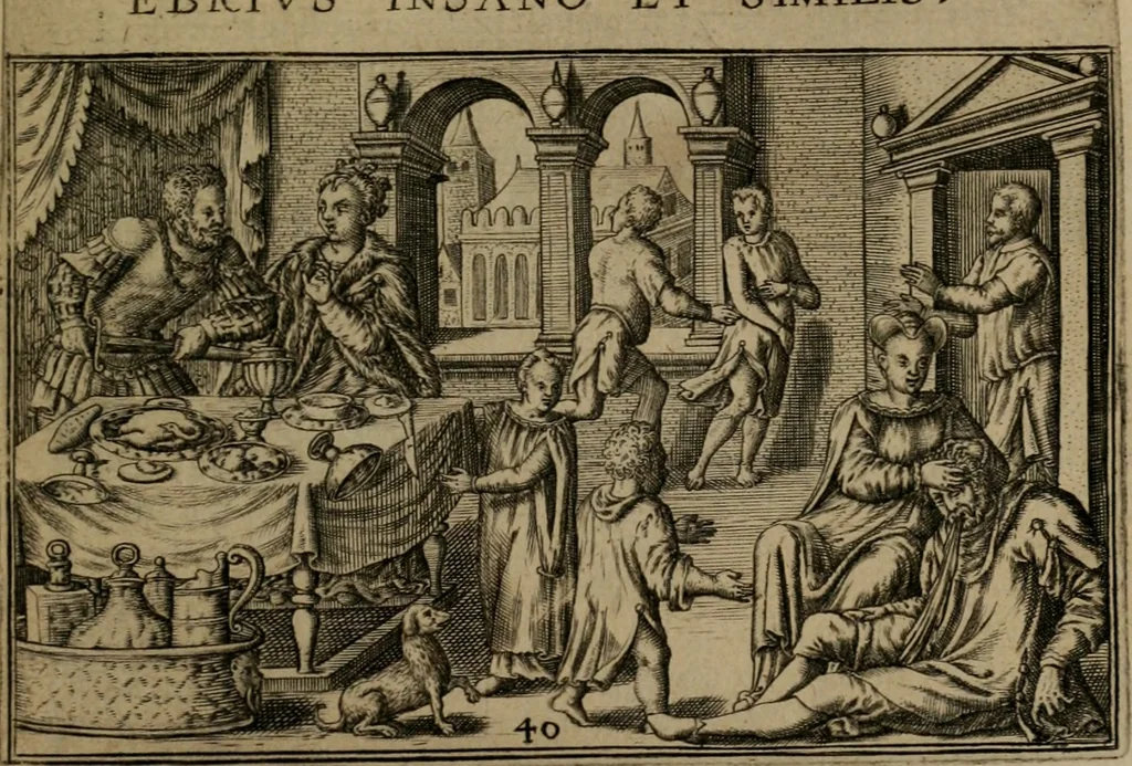 An illustration from Iani Iacobi Boissardi Vesuntini Emblematum liber, 1593, leaf 104