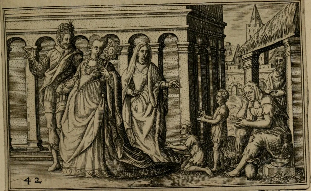 An illustration from Iani Iacobi Boissardi Vesuntini Emblematum liber, 1593, leaf 108