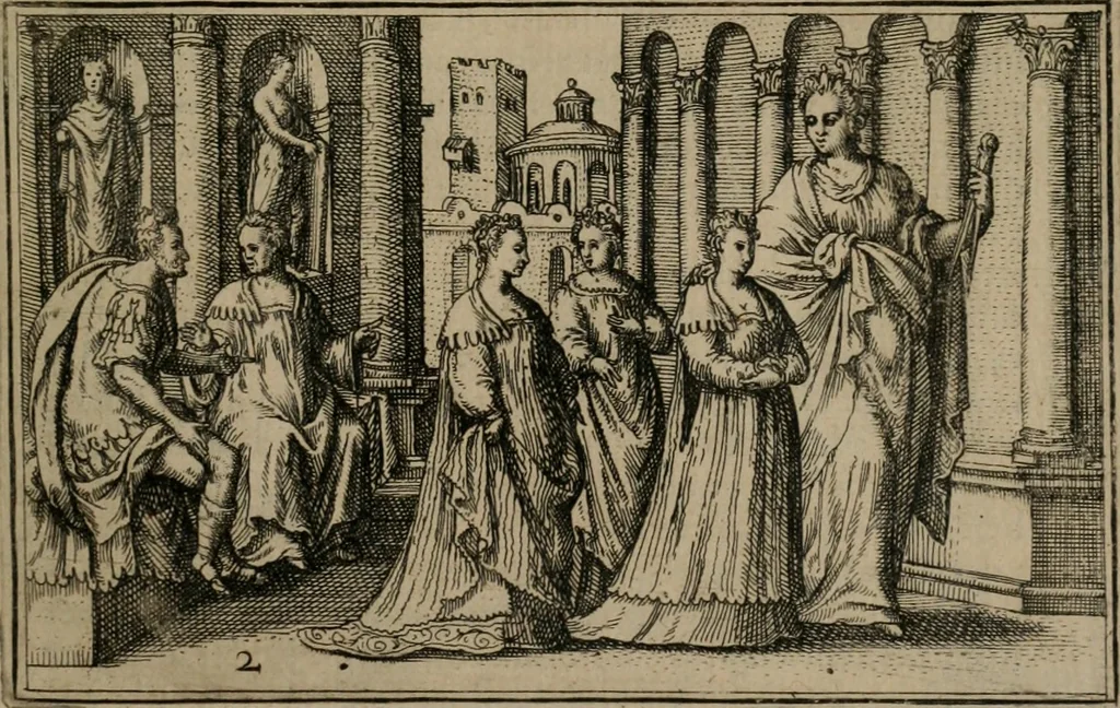 An illustration from Iani Iacobi Boissardi Vesuntini Emblematum liber, 1593, leaf 28