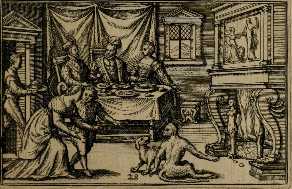 An illustration from Iani Iacobi Boissardi Vesuntini Emblematum liber, 1593, leaf 80