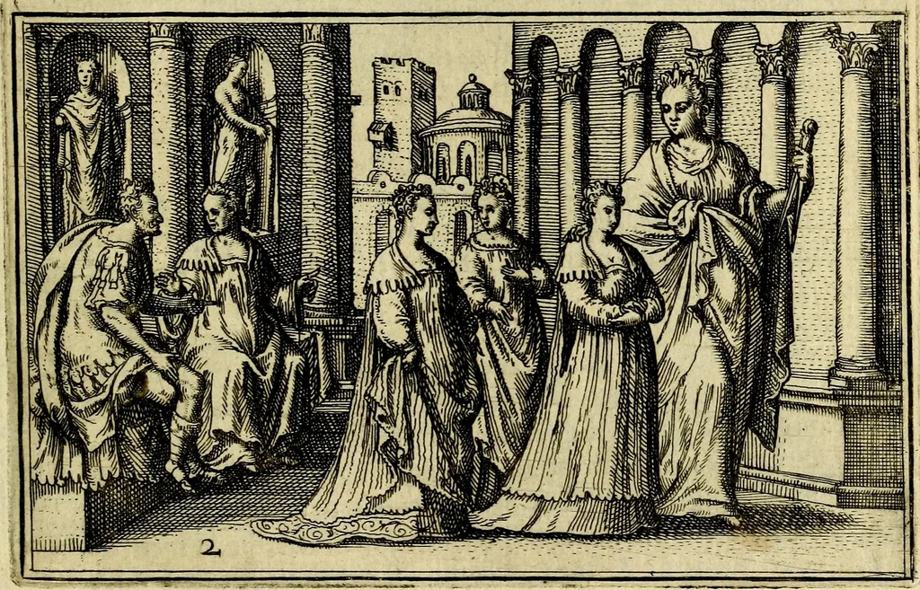 An illustration from Iani Iacobi Boissardi Vesvntini emblematum liber. Ipsa emblemata ab auctore delineata: a Theodoro de Bry sculpta & nunc recens in lucem edita, 1593, leaf 26