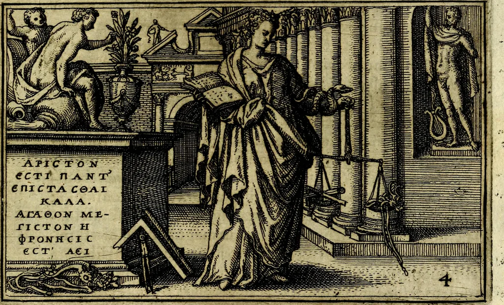 An illustration from Iani Iacobi Boissardi Vesvntini emblematum liber. Ipsa emblemata ab auctore delineata: a Theodoro de Bry sculpta & nunc recens in lucem edita, 1593, leaf 30
