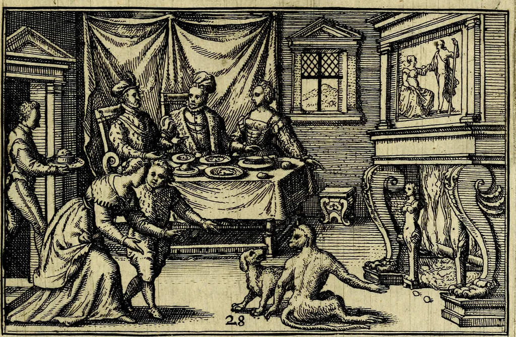 An illustration from Iani Iacobi Boissardi Vesvntini emblematum liber. Ipsa emblemata ab auctore delineata: a Theodoro de Bry sculpta & nunc recens in lucem edita, 1593, leaf 78