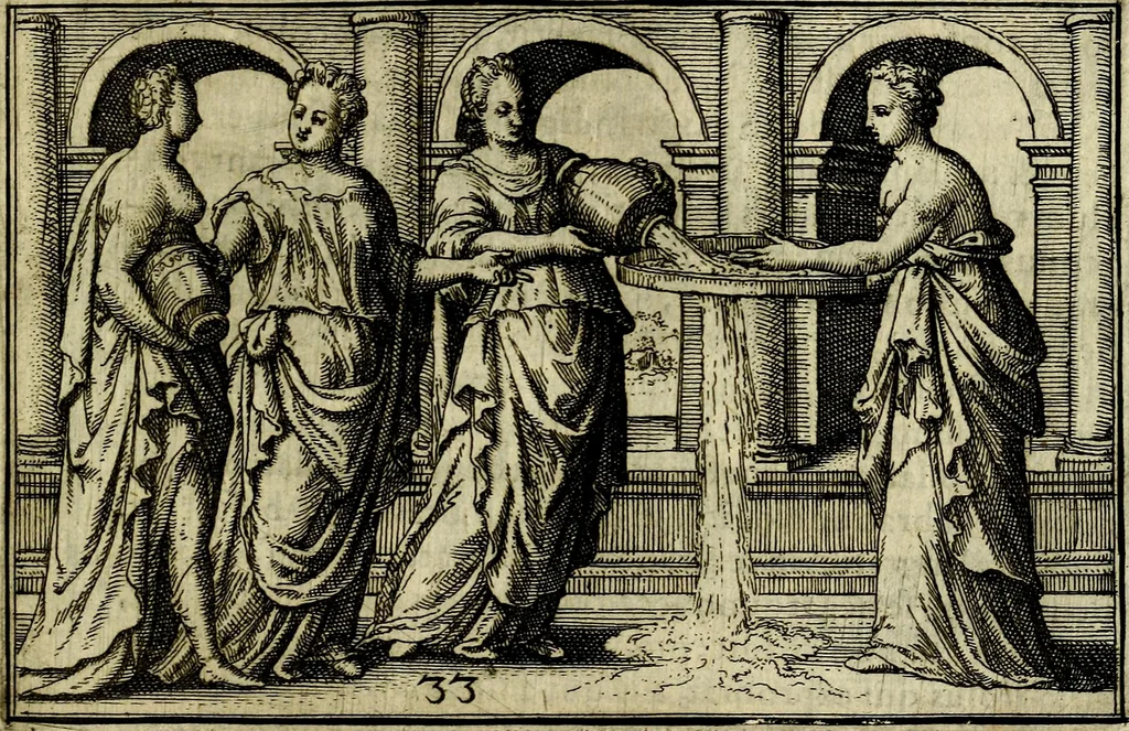 An illustration from Iani Iacobi Boissardi Vesvntini emblematum liber. Ipsa emblemata ab auctore delineata: a Theodoro de Bry sculpta & nunc recens in lucem edita, 1593, leaf 88