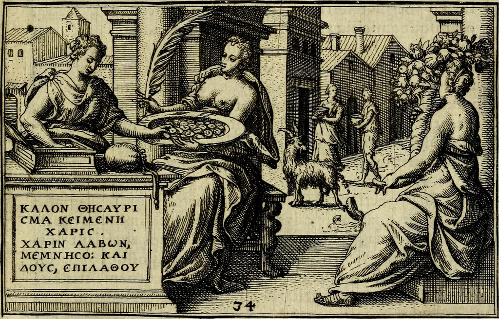 An illustration from Iani Iacobi Boissardi Vesvntini emblematum liber. Ipsa emblemata ab auctore delineata: a Theodoro de Bry sculpta & nunc recens in lucem edita, 1593, leaf 90