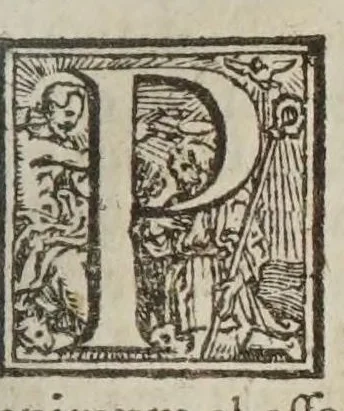 An illustration from Iani Nicii Erithraei Pinacotheca imaginum, illustrium, doctrinae vel ingenii laude, virorum : qui, auctore superstite, diem suum obierunt, 1643, leaf 15