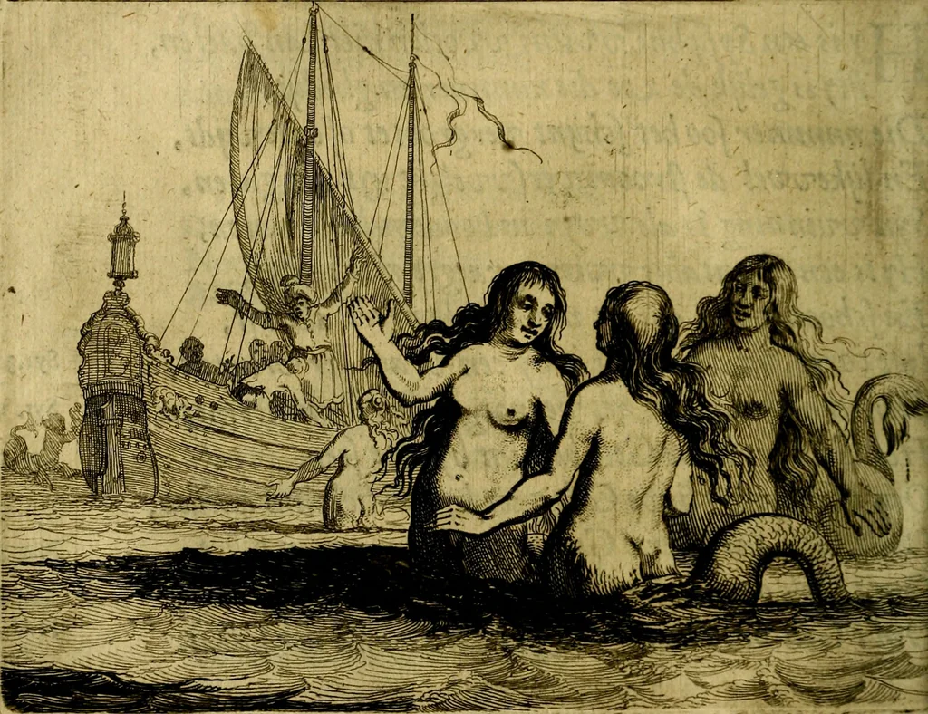 An illustration from Ian vander Veens zinne-beelden, oft Adams appel. Verciert met seer aerdige const-plaeten mesgagers syne oude ende nieuwe ongemeene bruydt-lofs ende zege-zangen..., 1642, leaf 107