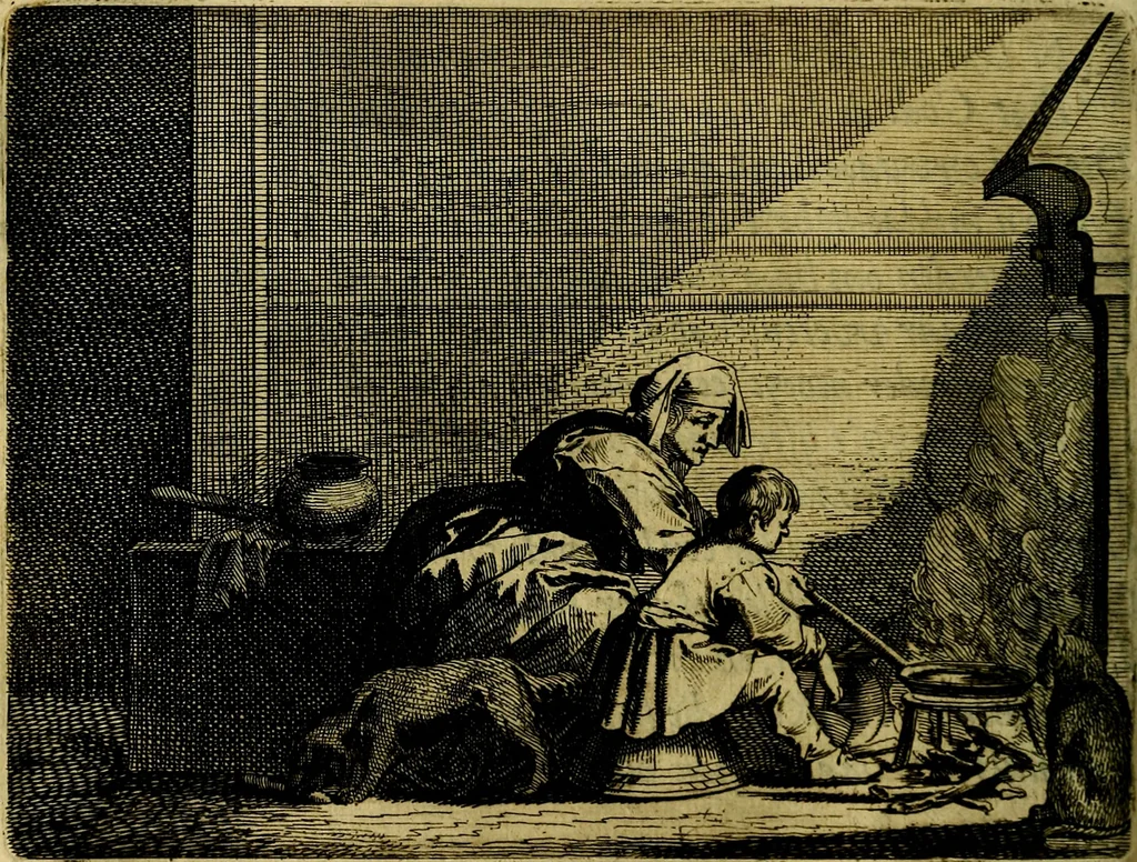 An illustration from Ian vander Veens zinne-beelden, oft Adams appel. Verciert met seer aerdige const-plaeten mesgagers syne oude ende nieuwe ongemeene bruydt-lofs ende zege-zangen..., 1642, leaf 131