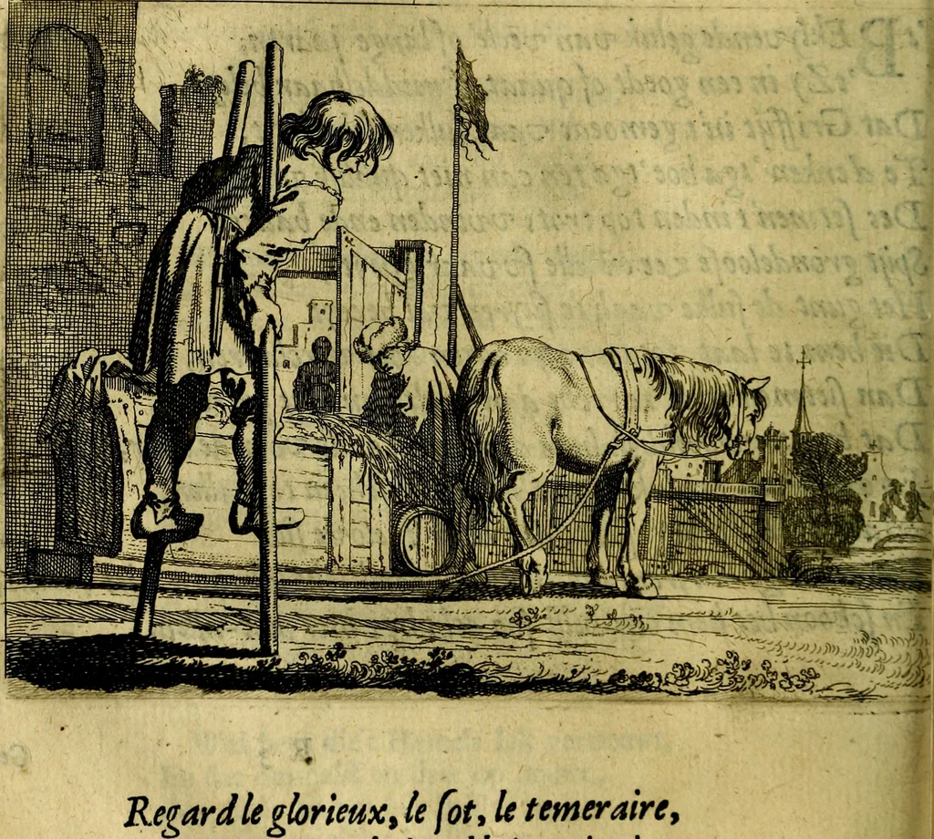 An illustration from Ian vander Veens zinne-beelden, oft Adams appel. Verciert met seer aerdige const-plaeten mesgagers syne oude ende nieuwe ongemeene bruydt-lofs ende zege-zangen..., 1642, leaf 161