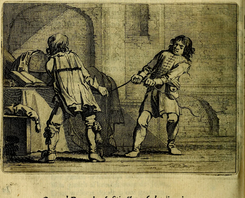 An illustration from Ian vander Veens zinne-beelden, oft Adams appel. Verciert met seer aerdige const-plaeten mesgagers syne oude ende nieuwe ongemeene bruydt-lofs ende zege-zangen..., 1642, leaf 211