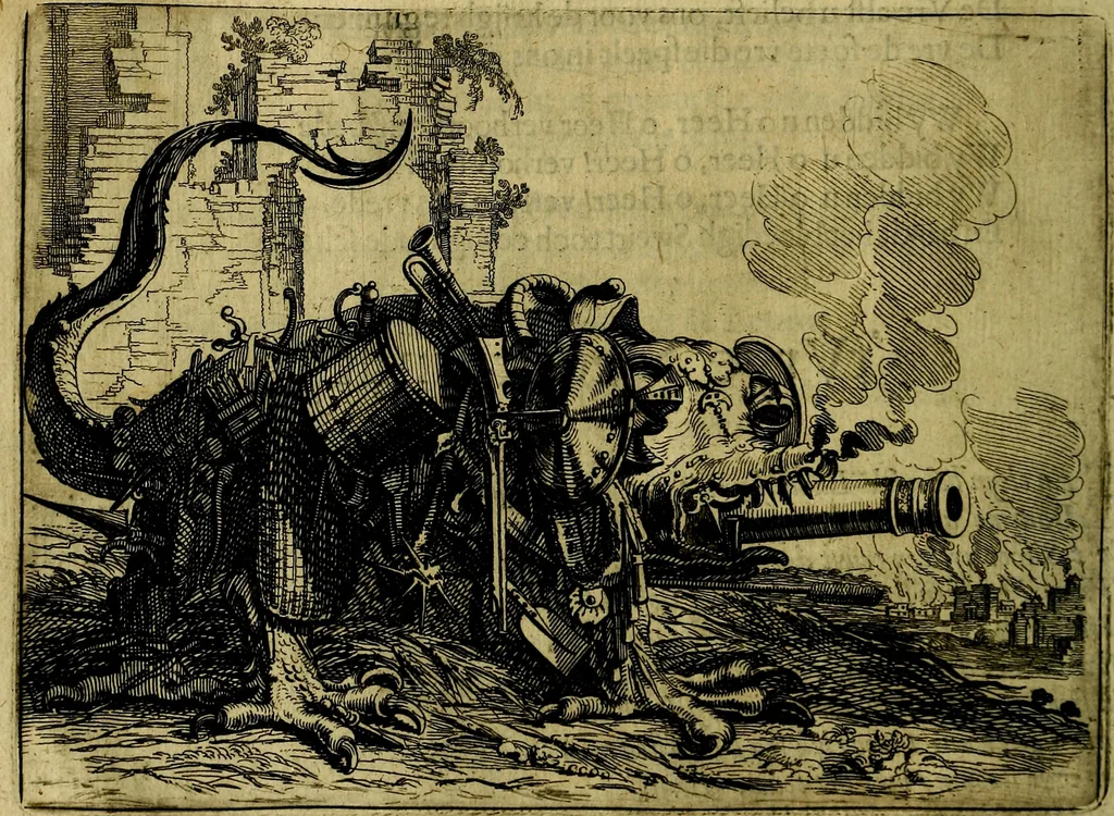 An illustration from Ian vander Veens zinne-beelden, oft Adams appel. Verciert met seer aerdige const-plaeten mesgagers syne oude ende nieuwe ongemeene bruydt-lofs ende zege-zangen..., 1642, leaf 37