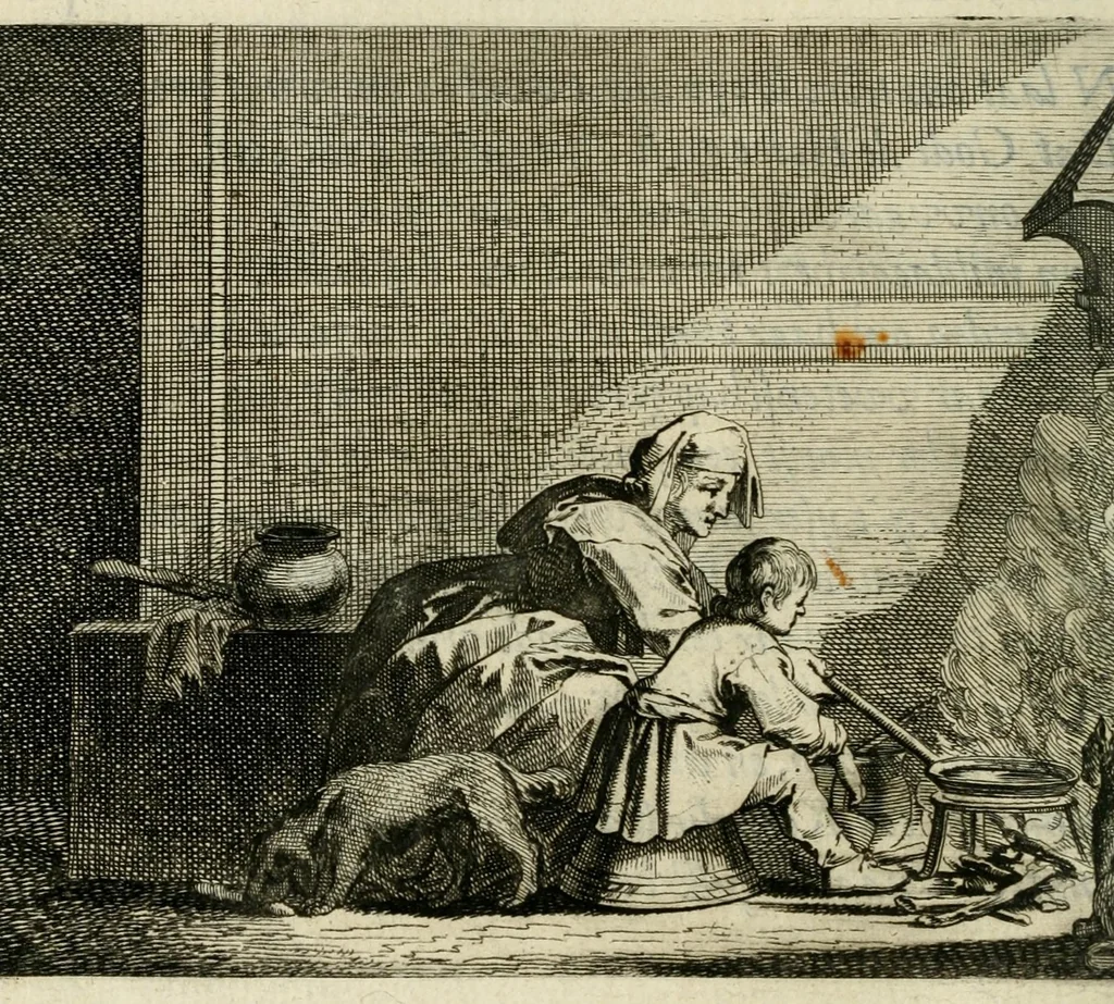 An illustration from Ian vander Veens Zinne-beelden, oft Adams appel : verciert met seer aerdige const-plaeten ; mitsgaders syne oude ende nieuwe ongemeene bruydt-lofs ende zege-zangen, 1642, leaf 138