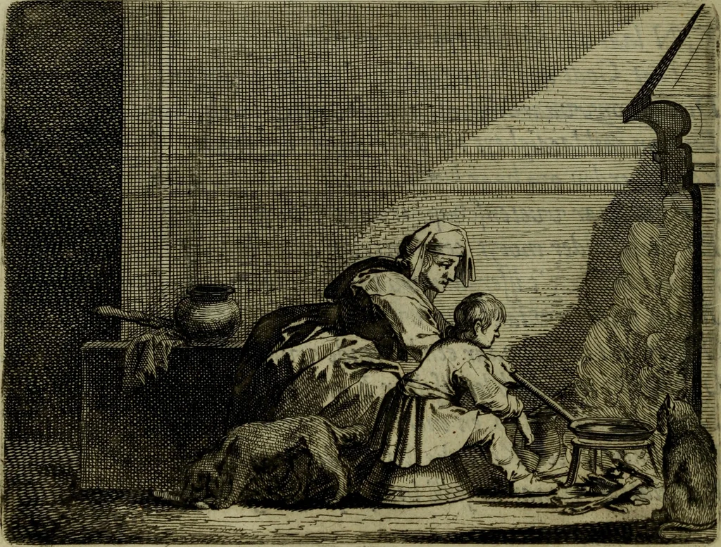 An illustration from Ian van der Veens Zinne-beelden oft Adams appel, 1642, leaf 131