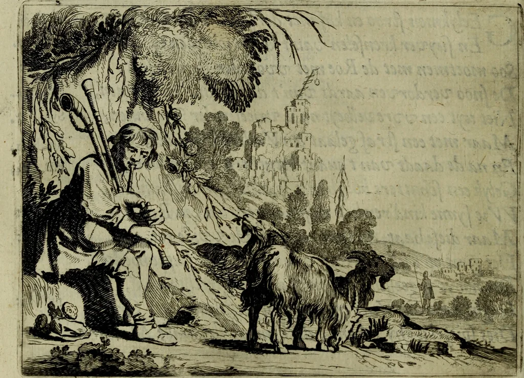 An illustration from Ian van der Veens Zinne-beelden oft Adams appel, 1642, leaf 149