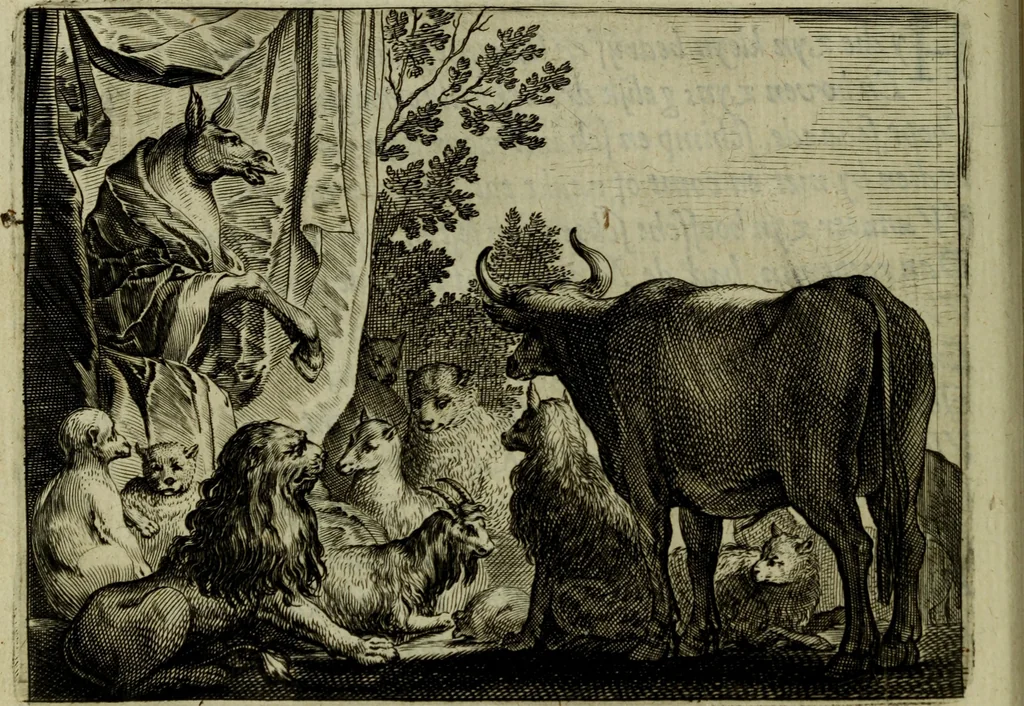 An illustration from Ian van der Veens Zinne-beelden oft Adams appel, 1642, leaf 167