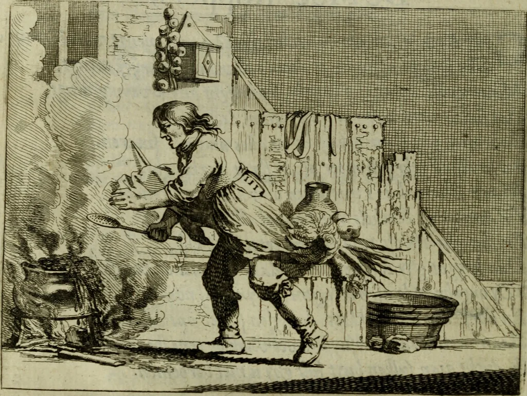 An illustration from Ian van der Veens Zinne-beelden oft Adams appel, 1642, leaf 199
