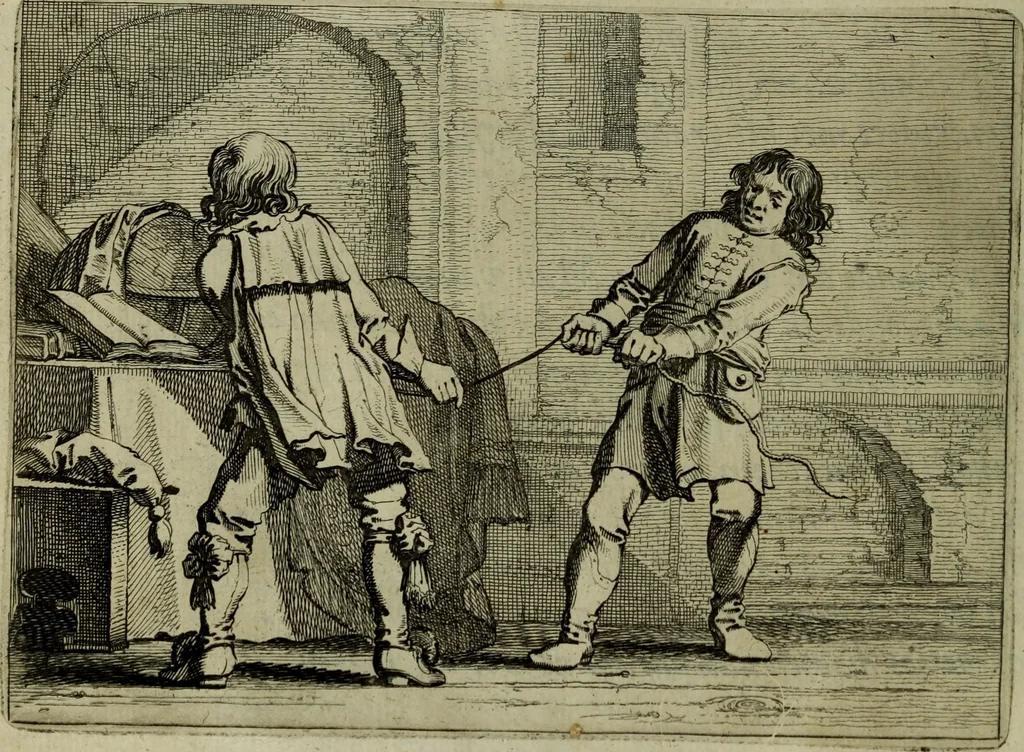 An illustration from Ian van der Veens Zinne-beelden oft Adams appel, 1642, leaf 211