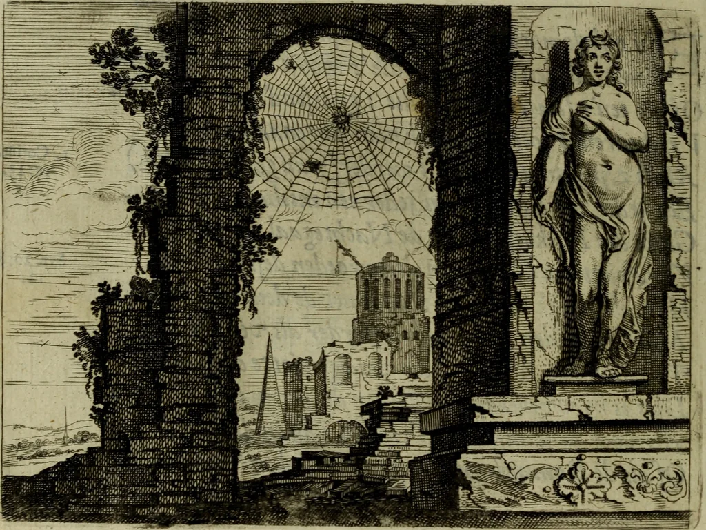 An illustration from Ian van der Veens Zinne-beelden oft Adams appel, 1642, leaf 253