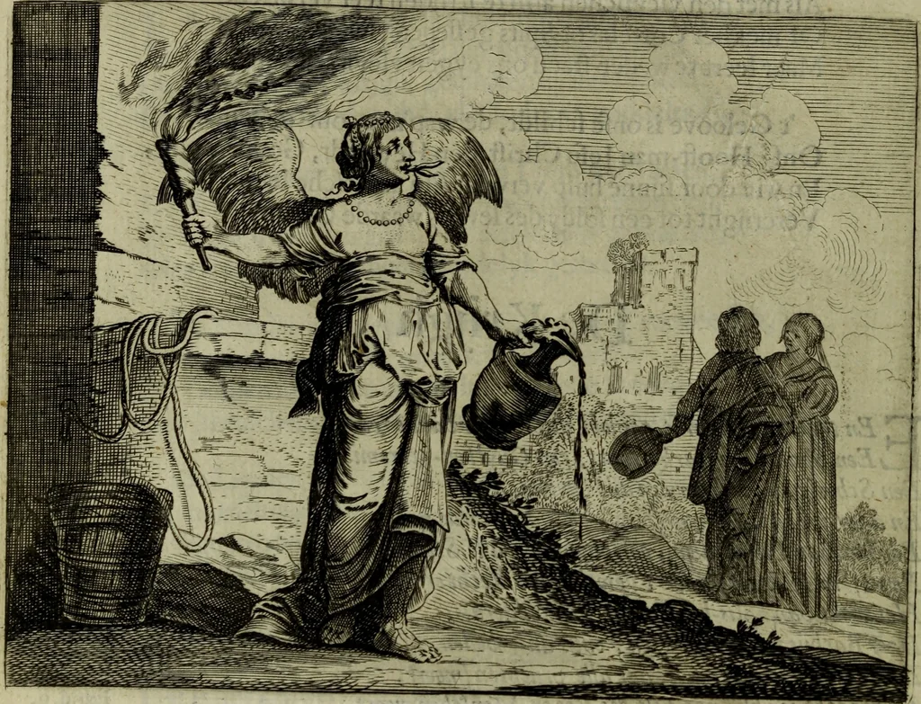 An illustration from Ian van der Veens Zinne-beelden oft Adams appel, 1642, leaf 41