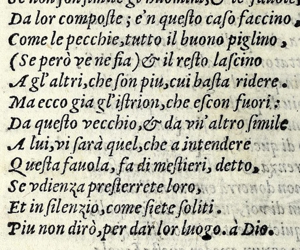 An illustration from I Bernardi : comedia, 1564, leaf 16