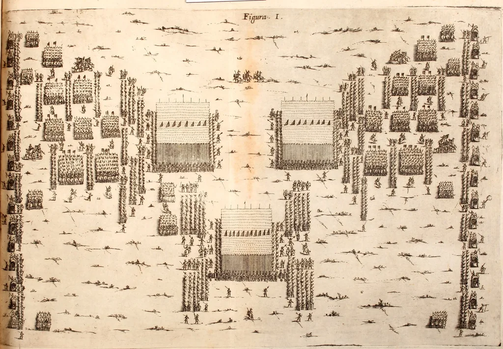 An illustration from I carichi militari di frà Lelio Brancaccio .., 1620, leaf 166