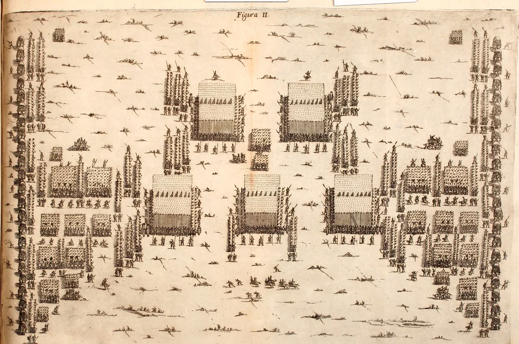 An illustration from I carichi militari di frà Lelio Brancaccio .., 1620, leaf 172
