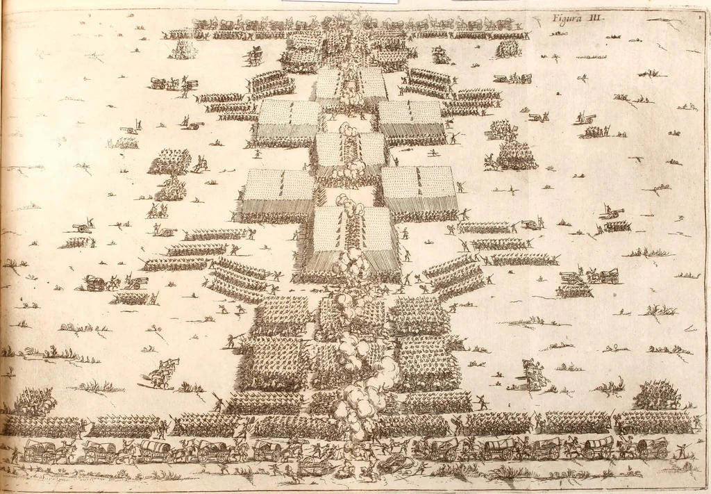 An illustration from I carichi militari di frà Lelio Brancaccio .., 1620, leaf 188