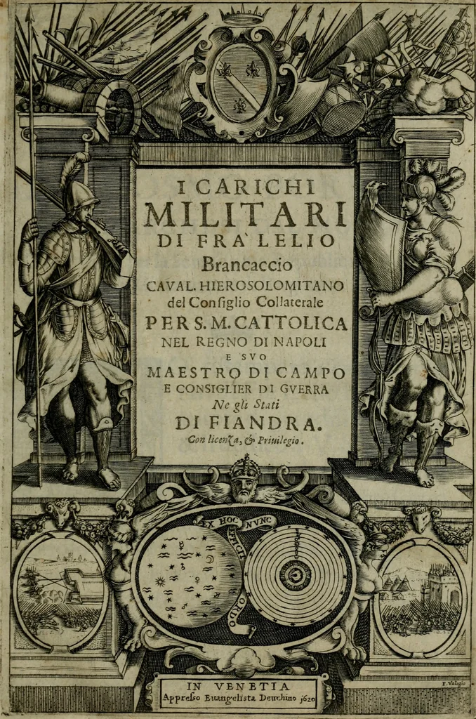 An illustration from I carichi militari di frà Lelio Brancaccio .., 1620, leaf 2
