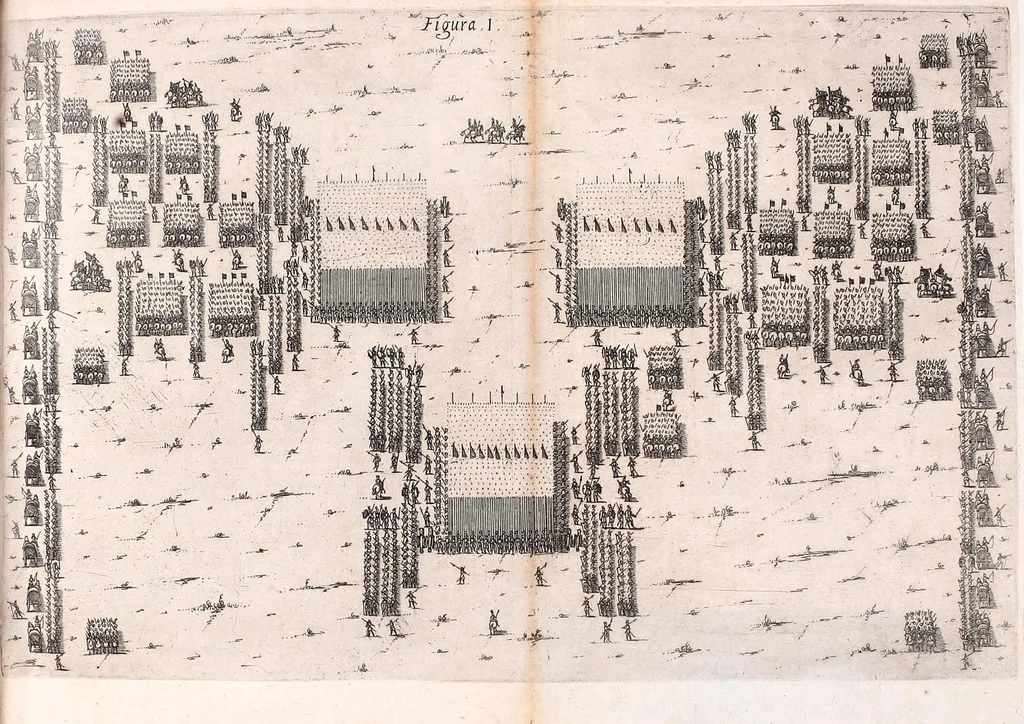 An illustration from I carichi militari, 1610, leaf 171