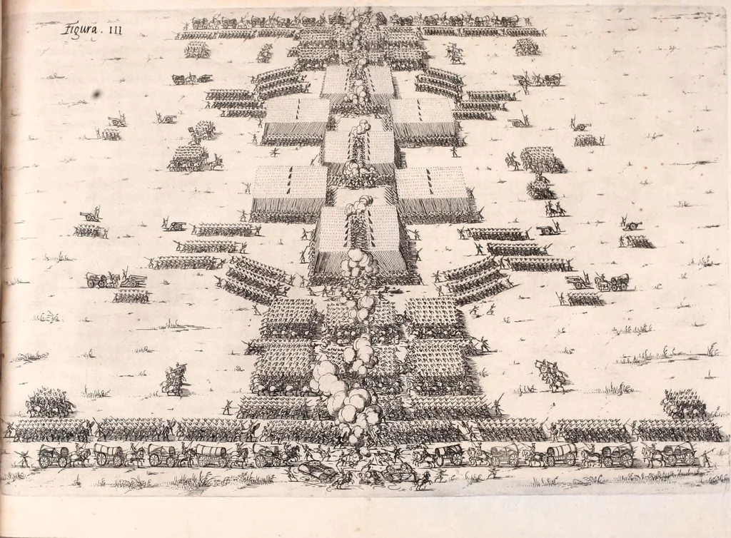 An illustration from I carichi militari, 1610, leaf 193