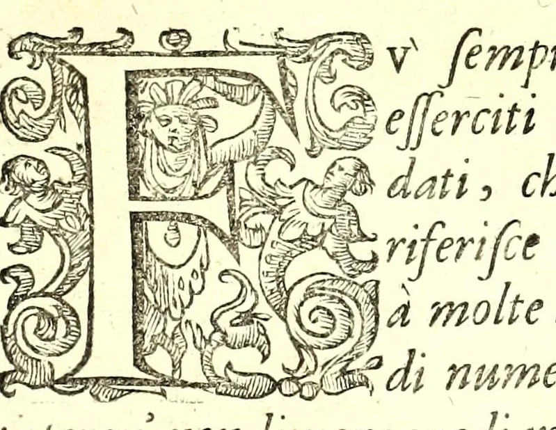An illustration from I carichi militari, 1610, leaf 21