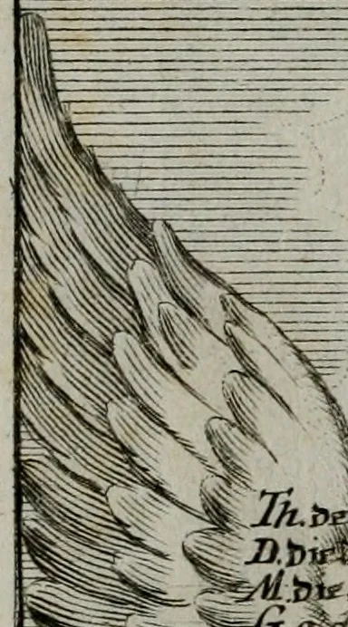 An illustration from Ichnographia emblematica triplicis ad Deum Tri-unum mysticae viae, purgativae, illuminativae, unitivae : splendoribus sanctorum, virtutibus eorum, divinisque charismatibus illustrata, in quinque partes divisa ..., 1779, leaf 147