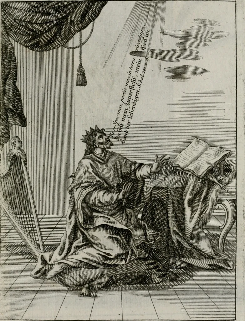 An illustration from Ichnographia emblematica triplicis ad Deum Tri-unum mysticae viae, purgativae, illuminativae, unitivae : splendoribus sanctorum, virtutibus eorum, divinisque charismatibus illustrata, in quinque partes divisa ..., 1779, leaf 178