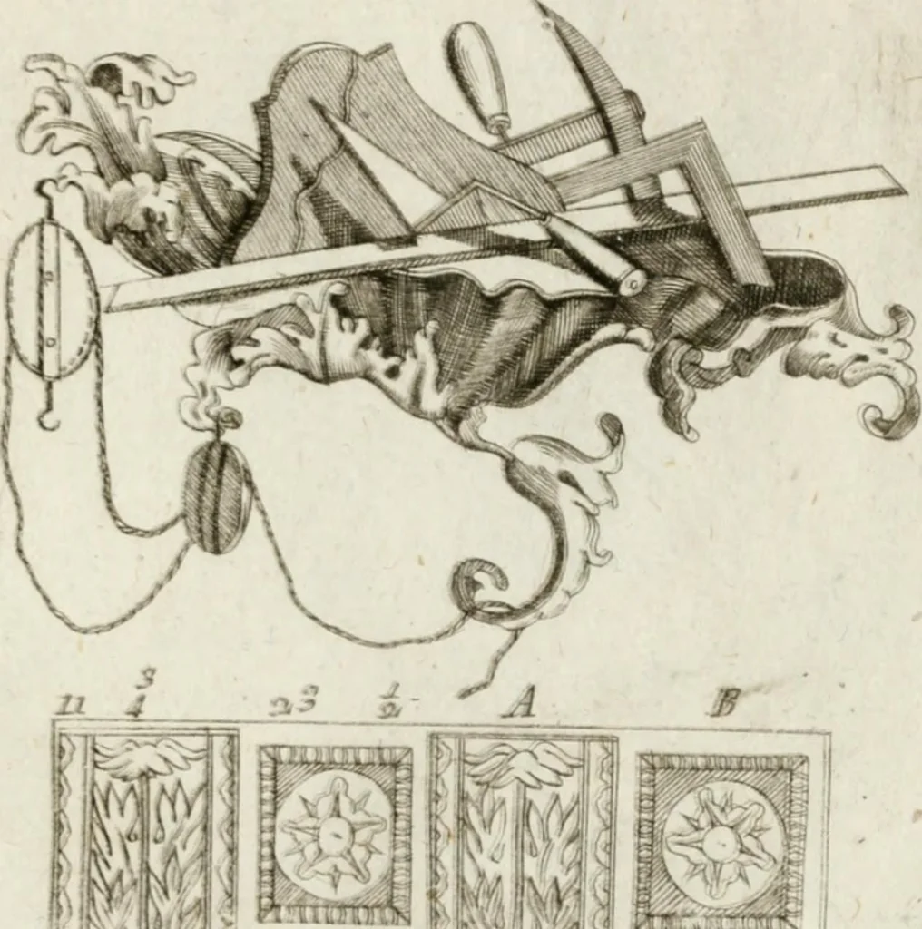 An illustration from I cinque ordini di architettura di Andrea Palladio : esposti per un' esatta istruzione di chi ama e coltiva questa bella utilissima arte, 1800, leaf 54