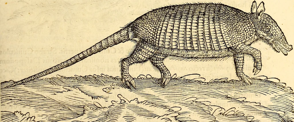 An illustration from Icones animalium quadrupedum uiuiparorum et ouiparorum : quae in Historiae animalium Conradi Gesneri libro I. et II. describuntur, cum nomenclaturis singulorum latinis, graecis, italicis, gallicis, et germanicis plerunque, et aliarum quoque linguarum, certis ordinibus digestae, 1560, leaf 112