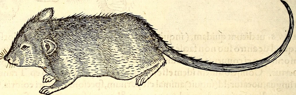 An illustration from Icones animalium quadrupedum uiuiparorum et ouiparorum : quae in Historiae animalium Conradi Gesneri libro I. et II. describuntur, cum nomenclaturis singulorum latinis, graecis, italicis, gallicis, et germanicis plerunque, et aliarum quoque linguarum, certis ordinibus digestae, 1560, leaf 123