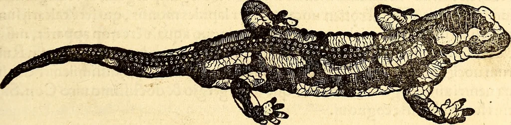 An illustration from Icones animalium quadrupedum uiuiparorum et ouiparorum : quae in Historiae animalium Conradi Gesneri libro I. et II. describuntur, cum nomenclaturis singulorum latinis, graecis, italicis, gallicis, et germanicis plerunque, et aliarum quoque linguarum, certis ordinibus digestae, 1560, leaf 128