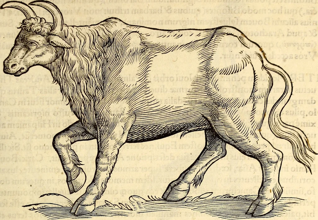 An illustration from Icones animalium quadrupedum uiuiparorum et ouiparorum : quae in Historiae animalium Conradi Gesneri libro I. et II. describuntur, cum nomenclaturis singulorum latinis, graecis, italicis, gallicis, et germanicis plerunque, et aliarum quoque linguarum, certis ordinibus digestae, 1560, leaf 132