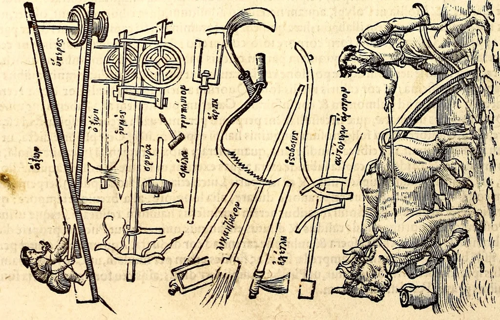 An illustration from Icones animalium quadrupedum uiuiparorum et ouiparorum : quae in Historiae animalium Conradi Gesneri libro I. et II. describuntur, cum nomenclaturis singulorum latinis, graecis, italicis, gallicis, et germanicis plerunque, et aliarum quoque linguarum, certis ordinibus digestae, 1560, leaf 19