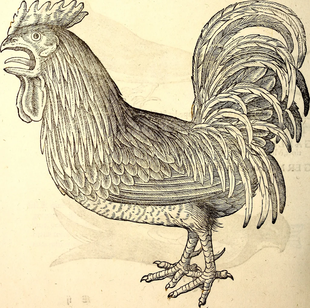 An illustration from Icones animalium quadrupedum uiuiparorum et ouiparorum : quae in Historiae animalium Conradi Gesneri libro I. et II. describuntur, cum nomenclaturis singulorum latinis, graecis, italicis, gallicis, et germanicis plerunque, et aliarum quoque linguarum, certis ordinibus digestae, 1560, leaf 197
