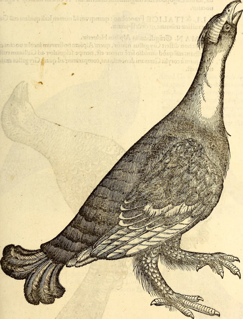 An illustration from Icones animalium quadrupedum uiuiparorum et ouiparorum : quae in Historiae animalium Conradi Gesneri libro I. et II. describuntur, cum nomenclaturis singulorum latinis, graecis, italicis, gallicis, et germanicis plerunque, et aliarum quoque linguarum, certis ordinibus digestae, 1560, leaf 204