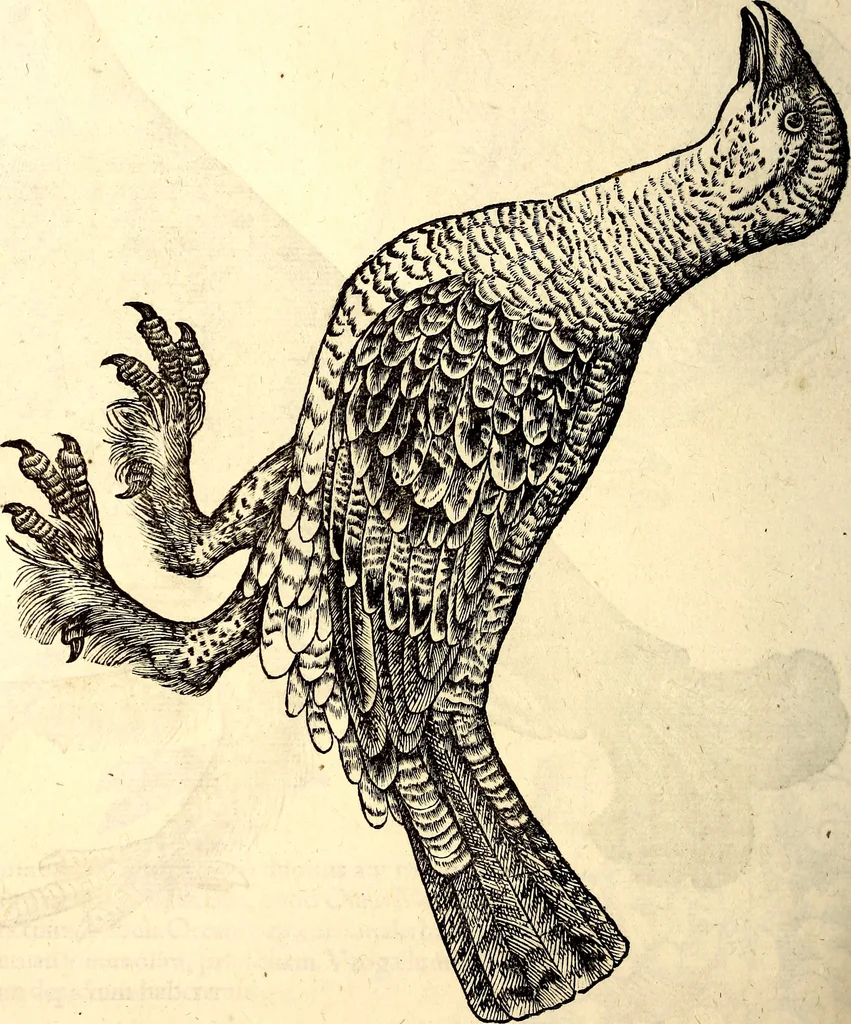 An illustration from Icones animalium quadrupedum uiuiparorum et ouiparorum : quae in Historiae animalium Conradi Gesneri libro I. et II. describuntur, cum nomenclaturis singulorum latinis, graecis, italicis, gallicis, et germanicis plerunque, et aliarum quoque linguarum, certis ordinibus digestae, 1560, leaf 205