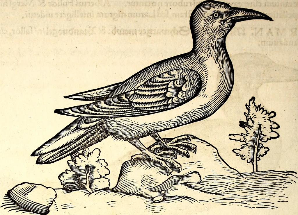 An illustration from Icones animalium quadrupedum uiuiparorum et ouiparorum : quae in Historiae animalium Conradi Gesneri libro I. et II. describuntur, cum nomenclaturis singulorum latinis, graecis, italicis, gallicis, et germanicis plerunque, et aliarum quoque linguarum, certis ordinibus digestae, 1560, leaf 243