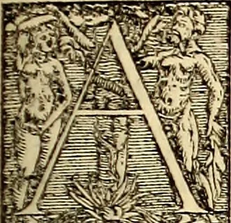 An illustration from Icones animalium quadrupedum uiuiparorum et ouiparorum : quae in Historiae animalium Conradi Gesneri libro I. et II. describuntur, cum nomenclaturis singulorum latinis, graecis, italicis, gallicis, et germanicis plerunque, et aliarum quoque linguarum, certis ordinibus digestae, 1560, leaf 322