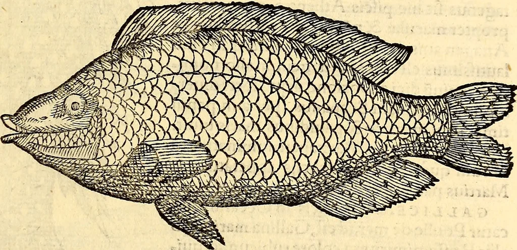 An illustration from Icones animalium quadrupedum uiuiparorum et ouiparorum : quae in Historiae animalium Conradi Gesneri libro I. et II. describuntur, cum nomenclaturis singulorum latinis, graecis, italicis, gallicis, et germanicis plerunque, et aliarum quoque linguarum, certis ordinibus digestae, 1560, leaf 336