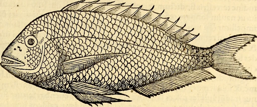 An illustration from Icones animalium quadrupedum uiuiparorum et ouiparorum : quae in Historiae animalium Conradi Gesneri libro I. et II. describuntur, cum nomenclaturis singulorum latinis, graecis, italicis, gallicis, et germanicis plerunque, et aliarum quoque linguarum, certis ordinibus digestae, 1560, leaf 346