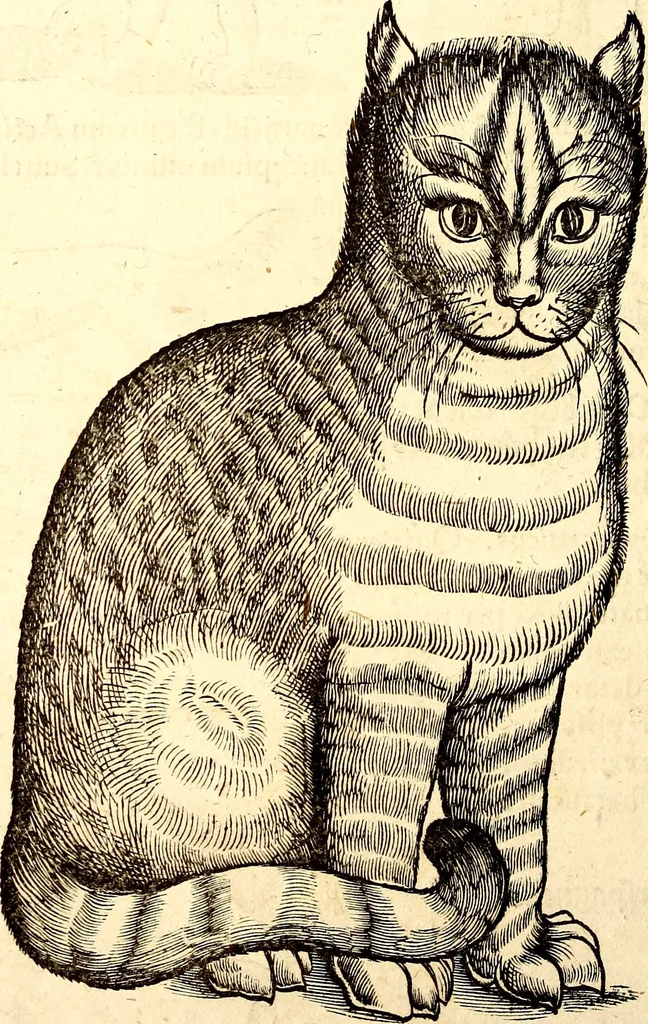 An illustration from Icones animalium quadrupedum uiuiparorum et ouiparorum : quae in Historiae animalium Conradi Gesneri libro I. et II. describuntur, cum nomenclaturis singulorum latinis, graecis, italicis, gallicis, et germanicis plerunque, et aliarum quoque linguarum, certis ordinibus digestae, 1560, leaf 37