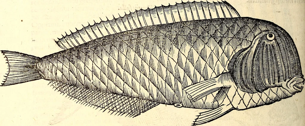 An illustration from Icones animalium quadrupedum uiuiparorum et ouiparorum : quae in Historiae animalium Conradi Gesneri libro I. et II. describuntur, cum nomenclaturis singulorum latinis, graecis, italicis, gallicis, et germanicis plerunque, et aliarum quoque linguarum, certis ordinibus digestae, 1560, leaf 383