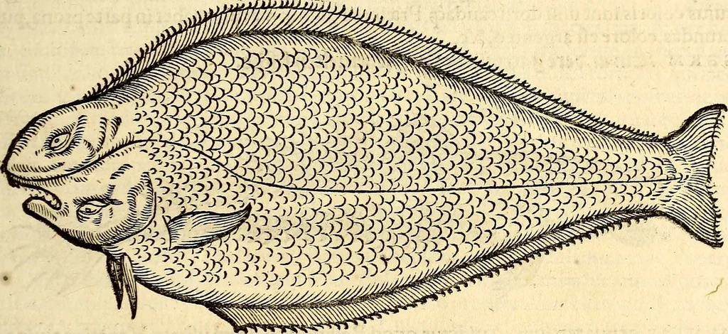 An illustration from Icones animalium quadrupedum uiuiparorum et ouiparorum : quae in Historiae animalium Conradi Gesneri libro I. et II. describuntur, cum nomenclaturis singulorum latinis, graecis, italicis, gallicis, et germanicis plerunque, et aliarum quoque linguarum, certis ordinibus digestae, 1560, leaf 424